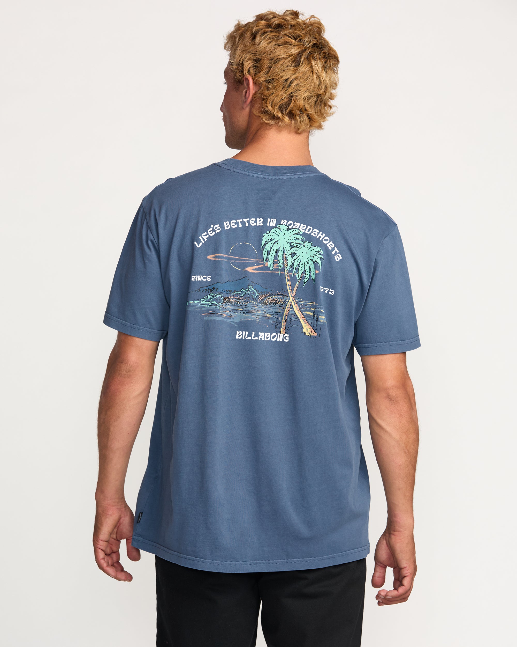 Better Premium Wave Wash Tee - Deep Blue
