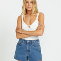 High Tides Denim Shorts - Deep Sea