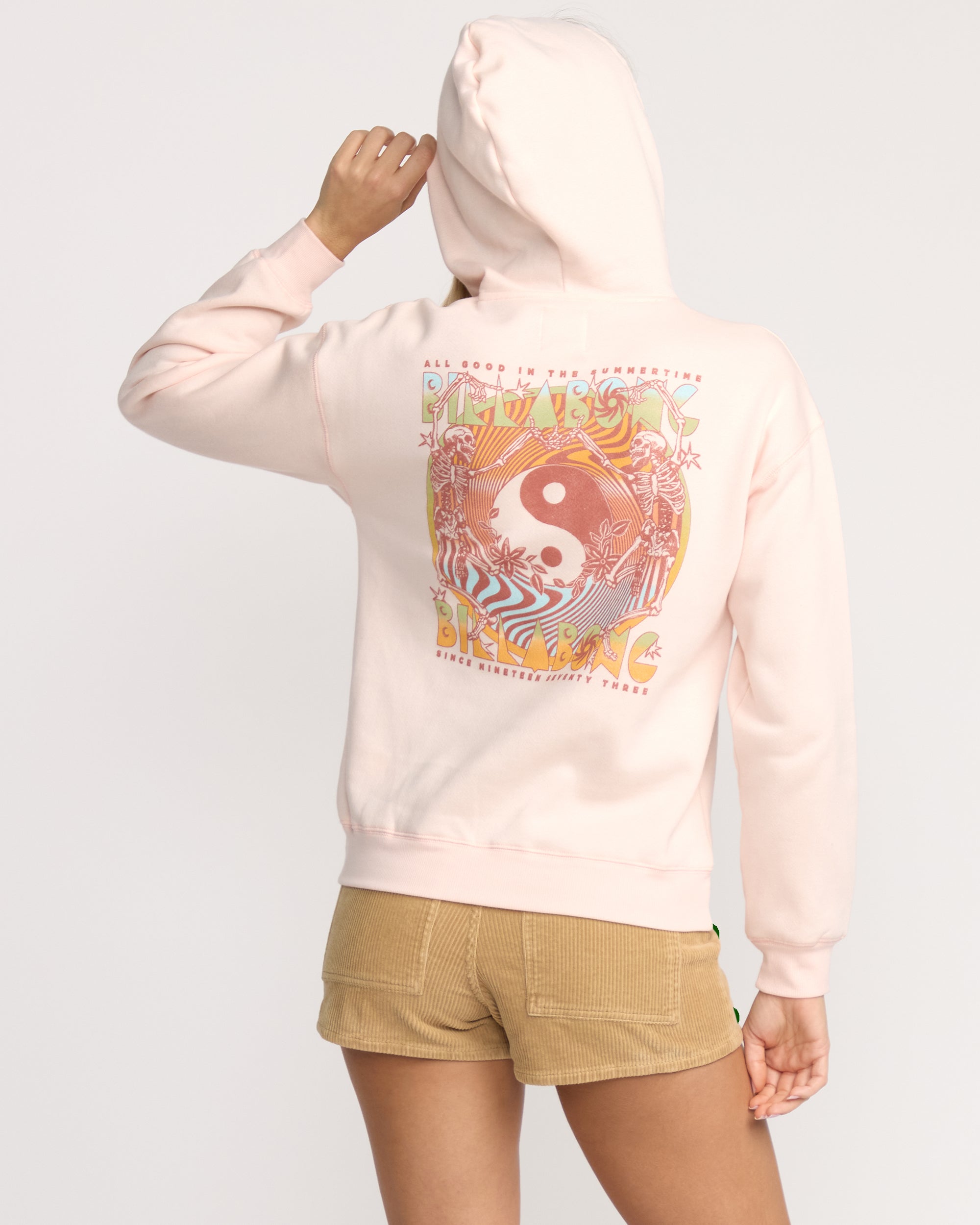 All Good In Summer Hoodie - Light Peach