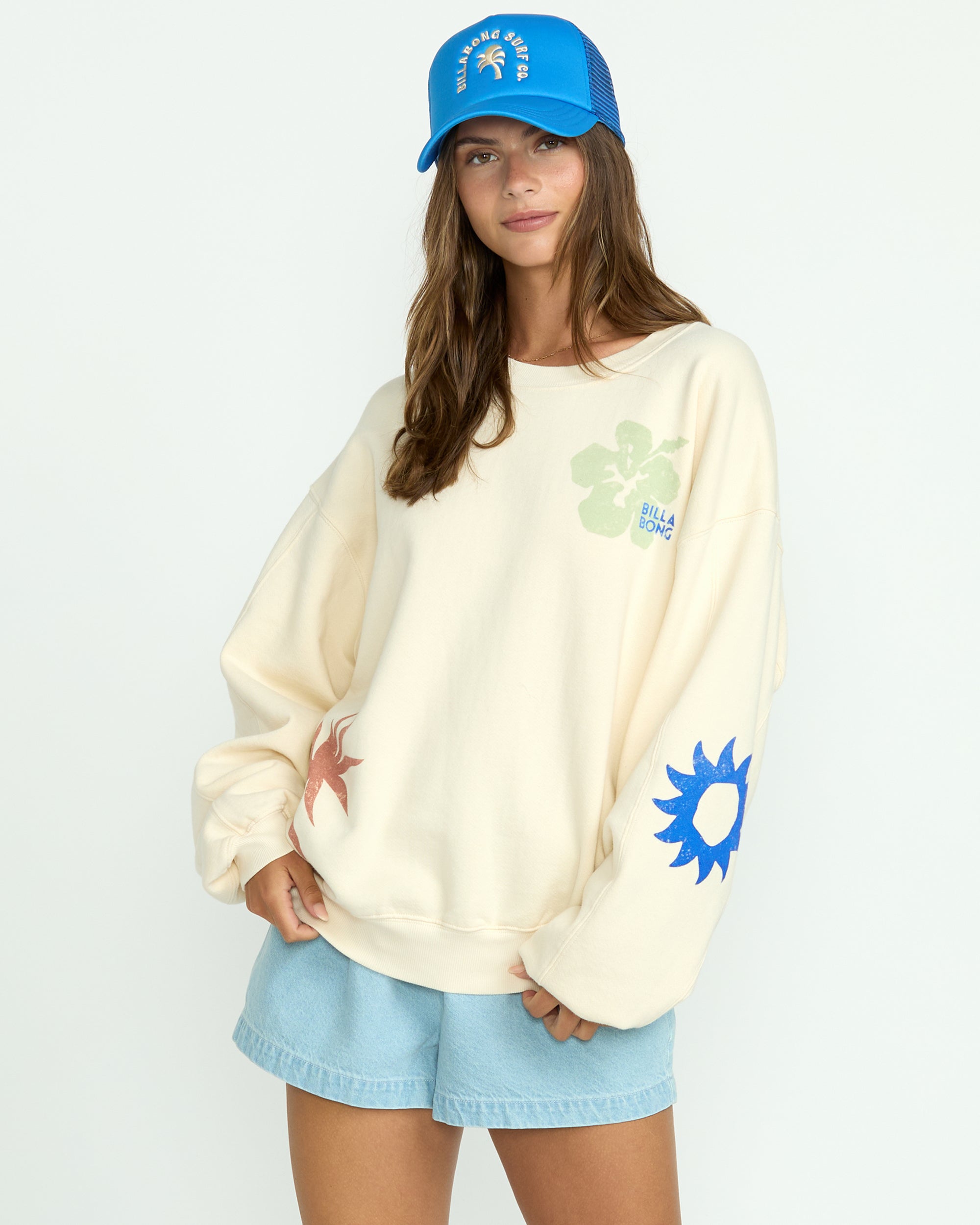 Water Signs Kendal Crewneck Sweatshirt - Whitecap