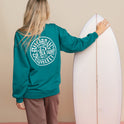 Sun Sea Surf Crew Sweatshirt - South Pacific