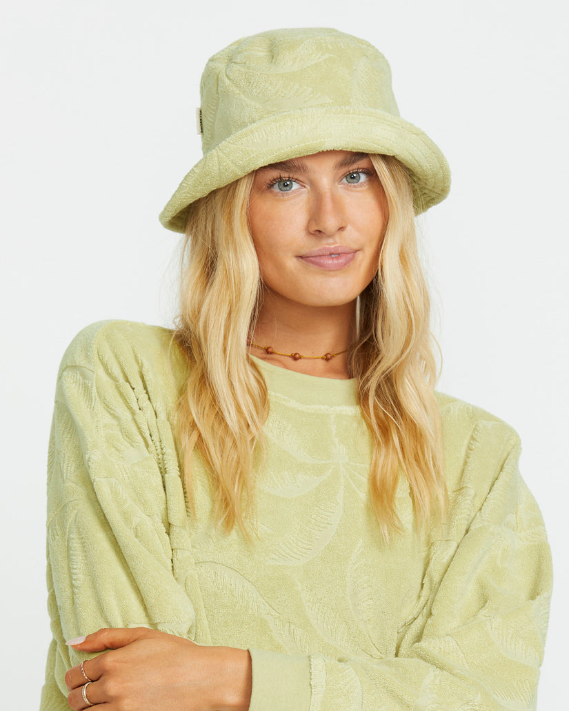 Jacquard Beach Bucket Hat - Wasabi