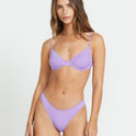 Sol Searcher Morgan Underwire Bikini Top - Prism Violet