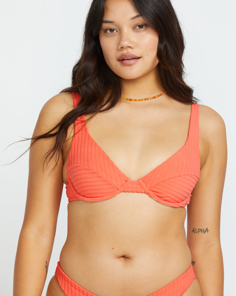 In The Loop Marina Underwire Bikini Top - Papaya