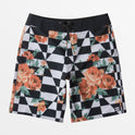 Boys Sundays Pro 17" Boardshorts - Black White