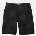 Boys Crossfire 18" Slub Shorts - Black