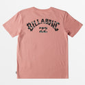 Boys Arch Fill T-Shirt - Pink Haze