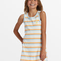 Girls Cutest Ever Mini Tank Dress - Multi