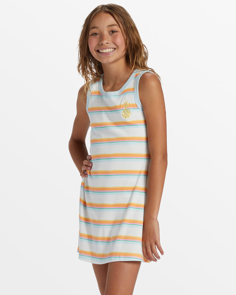 Girls Cutest Ever Mini Tank Dress - Multi