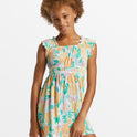 Girls Tropical Love Mini Dress - Multi