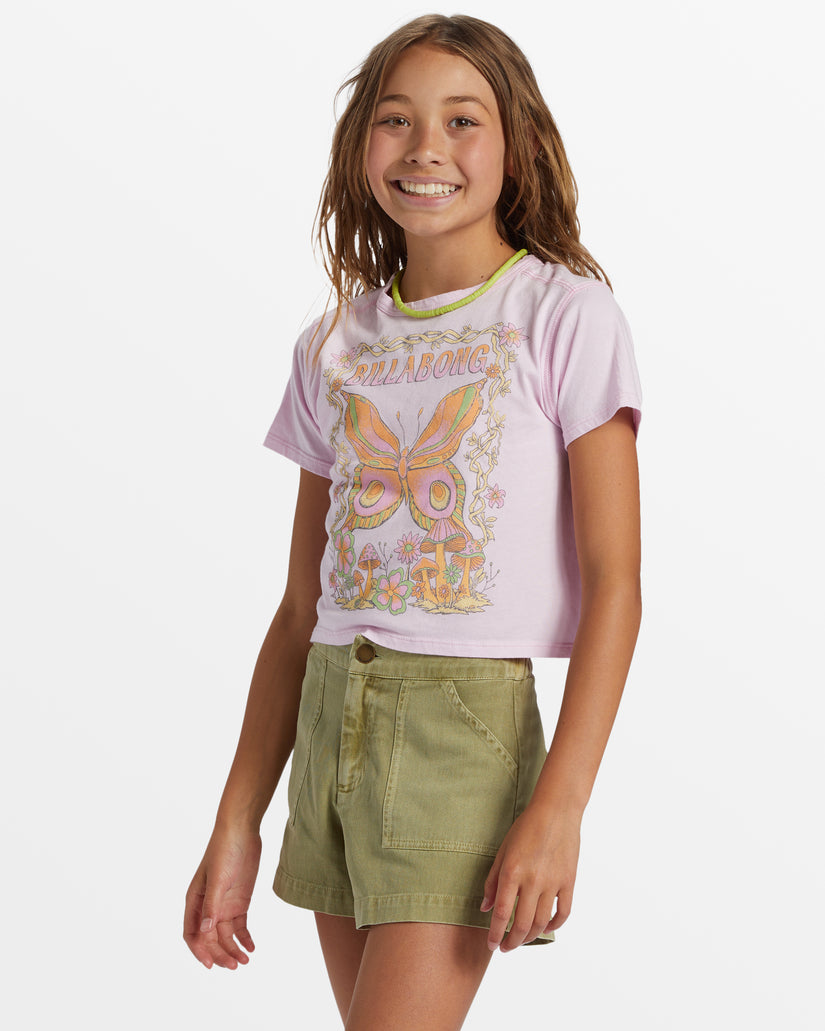 Girls Tomboy Cargo Shorts - Avocado