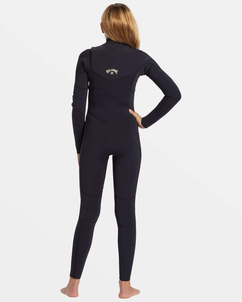 Girls 8-14 3/2mm Synergy Natural Upcycler Chest Zip GBS Wetsuit - Night Fall