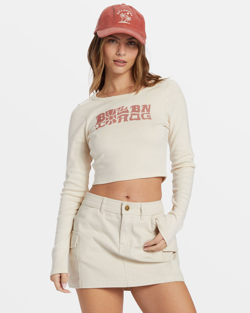 Hilary Cargo Skirt - White Cap