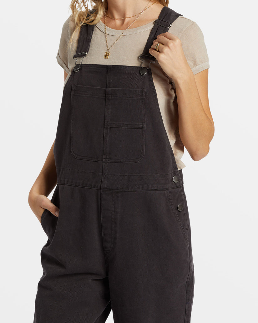 Sand Canyon Denim Overalls - Black Sands