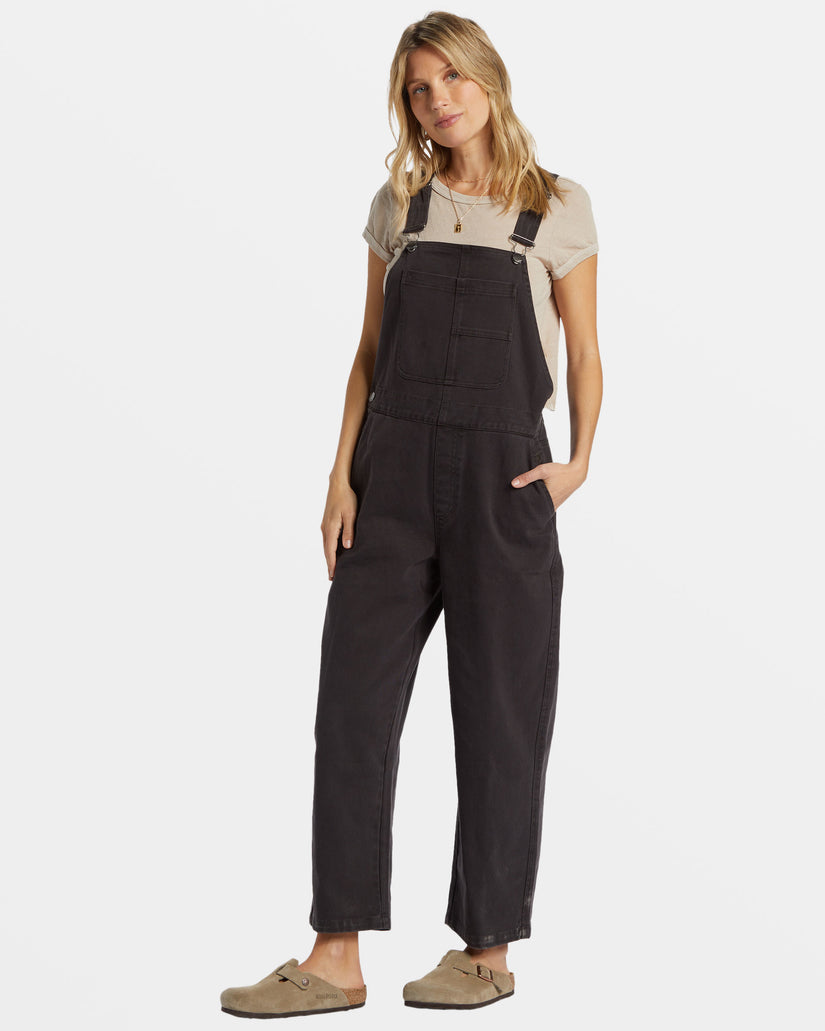 Sand Canyon Denim Overalls - Black Sands