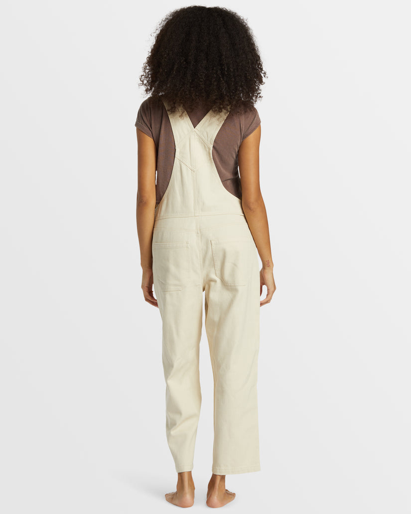 Sand Canyon Denim Overalls - White Cap