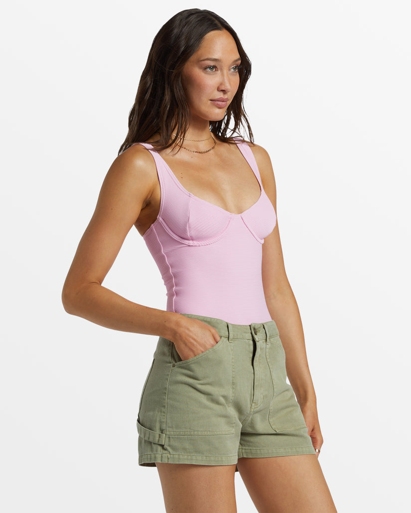 Leia Denim Shorts - Army