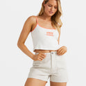 Leia Denim Shorts - Moonlight