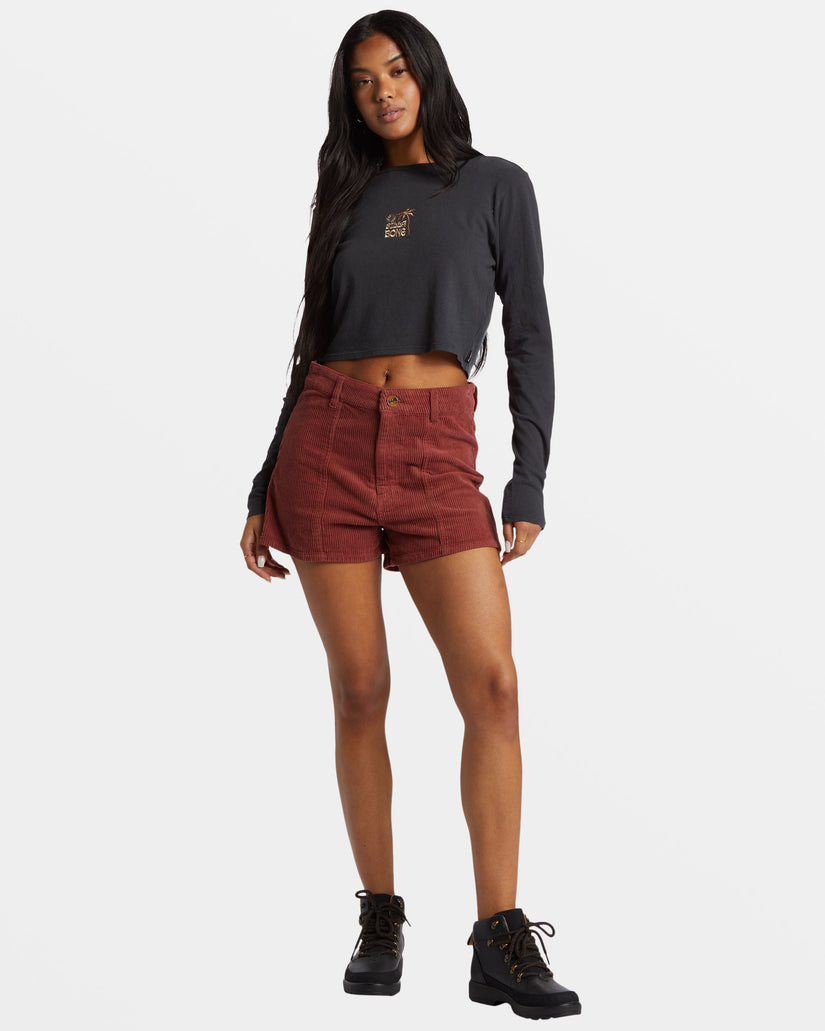 Free Fall Corduroy Short - Choc Chip