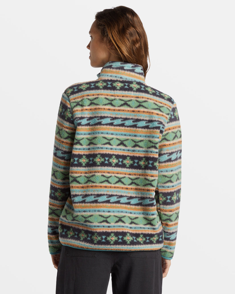 A/Div Boundary Mock 3 Half-Zip Pullover Sweatshirt - Salty Sage