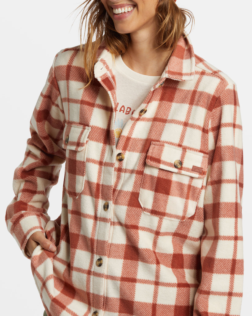 Forge Fleece Flannel Jacket - Sweet Chocolate