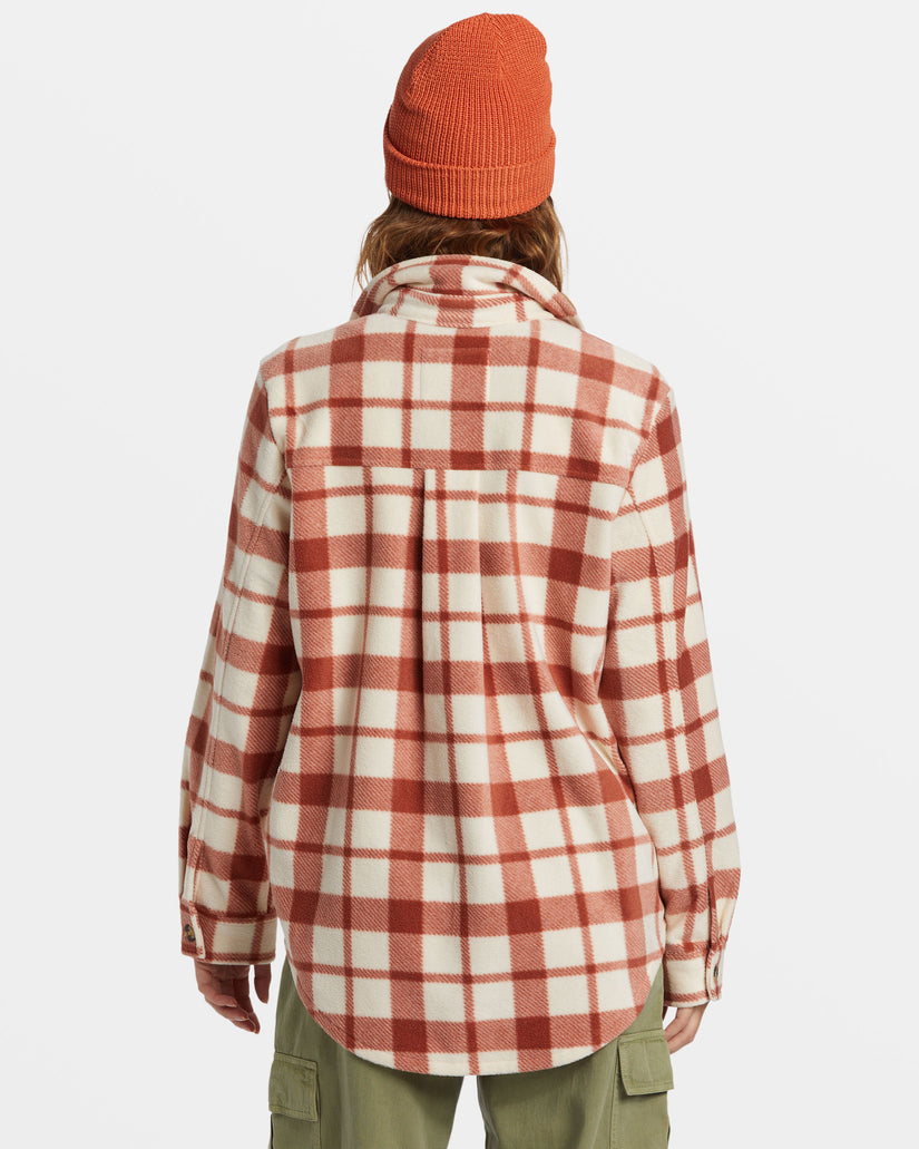 Forge Fleece Flannel Jacket - Sweet Chocolate