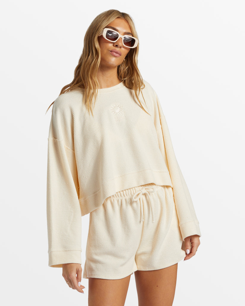 Cally Crew Neck Sweatshirt - Whitecap