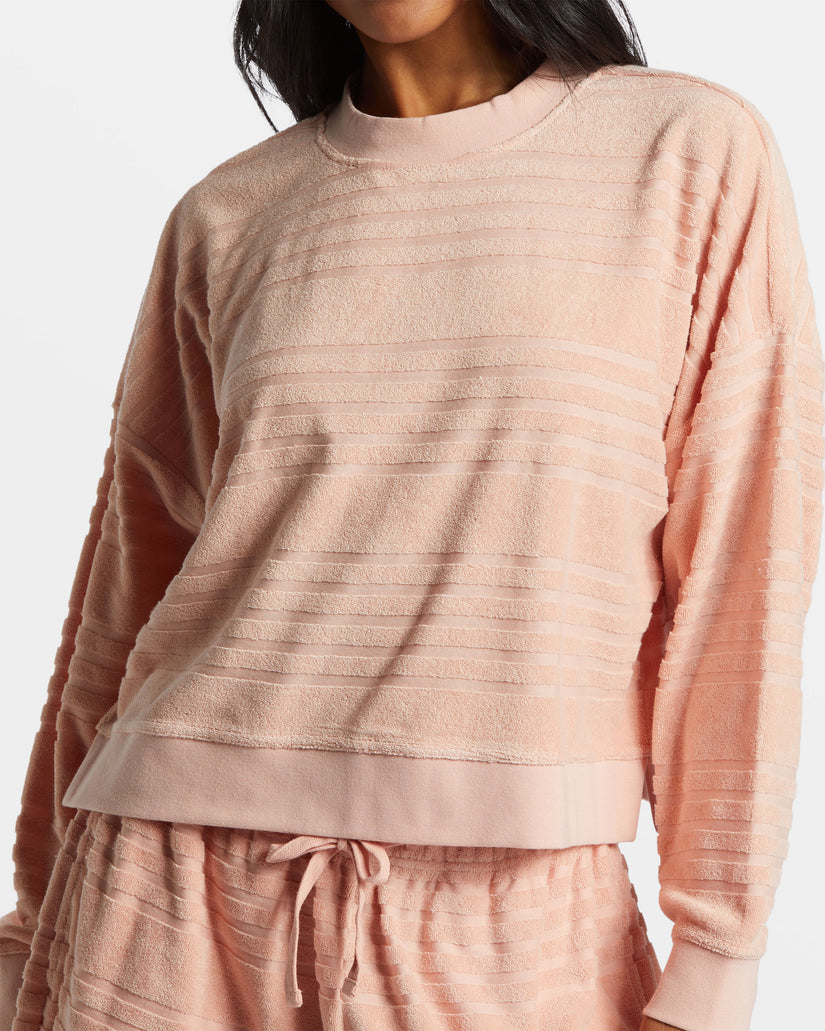 Tempo Crewneck Sweatshirt - Dusty Peach