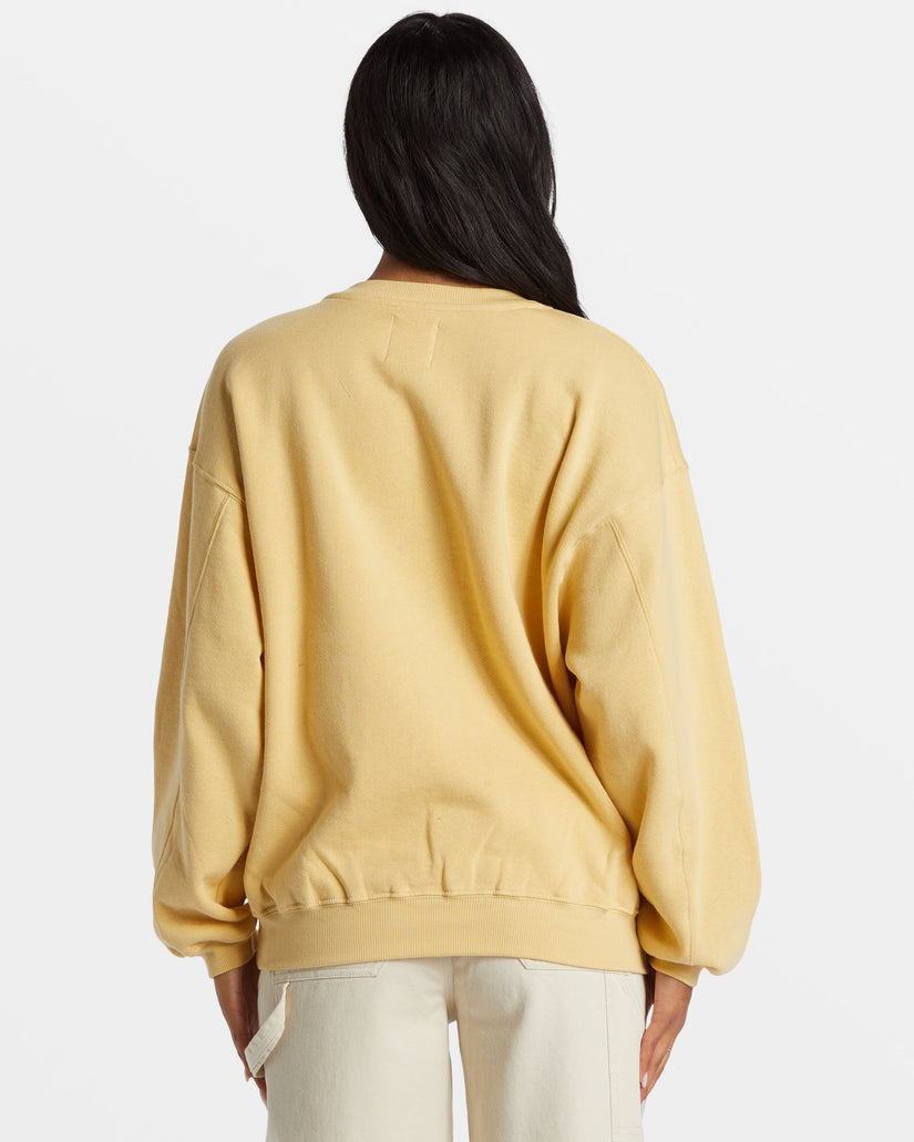 Twisties Kendall Pullover Sweatshirt - Pale Yellow