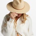 Tides Packable Straw Fedora - Natural