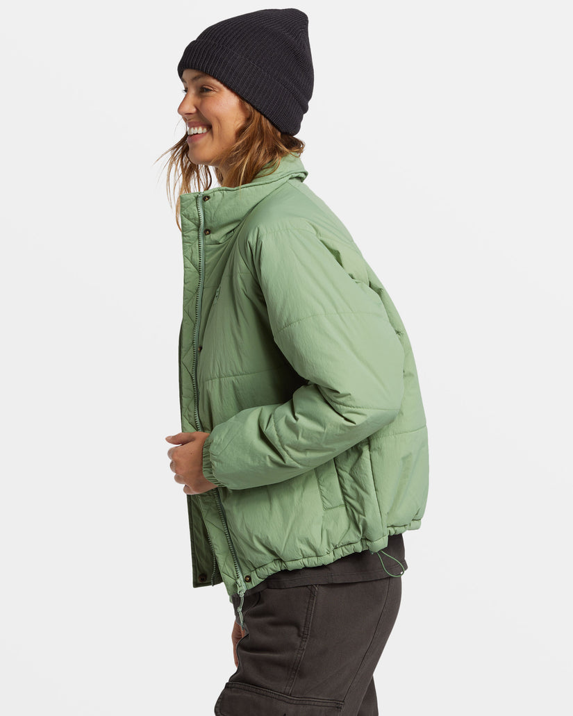 High Route Puffer Jacket - Salty Sage