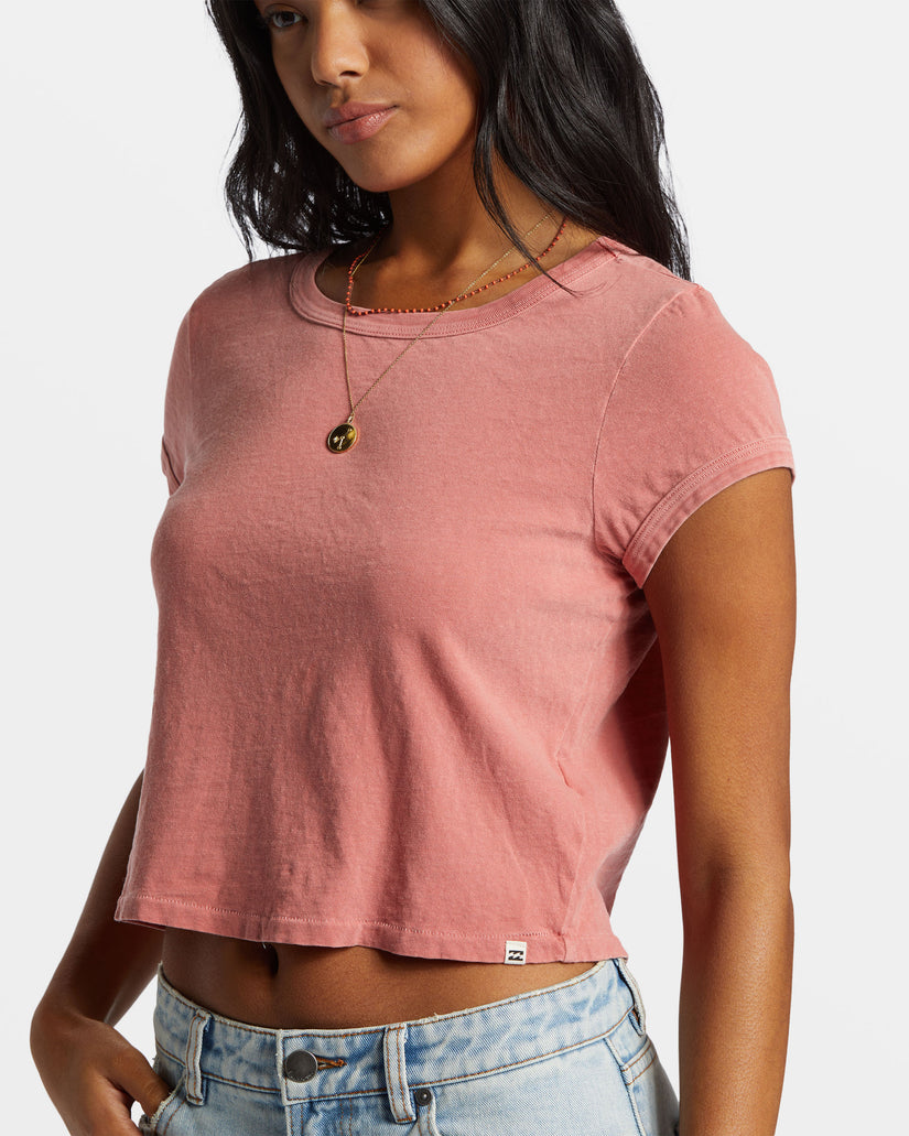 Daily Tee Knit - Red Clay