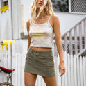 Aloe Cropped Tank Top - Multi