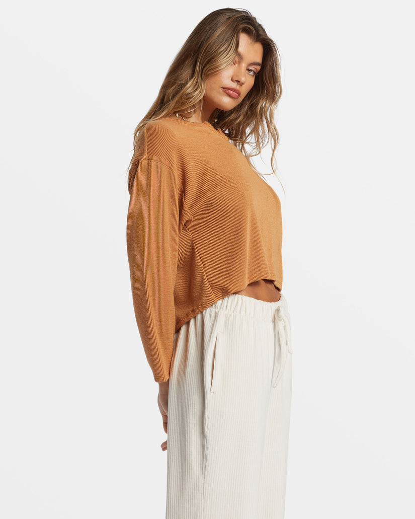 Mai Tai Knit Top - Sandalwood