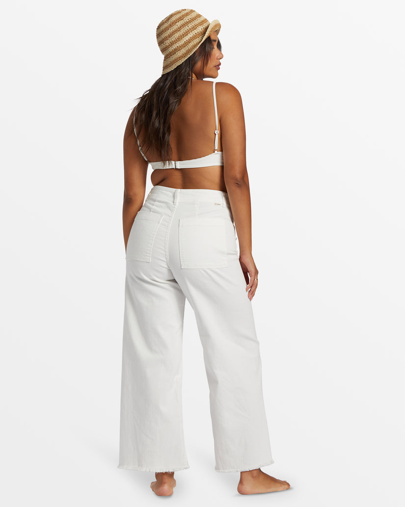 Free Fall High-Waist Pants - Salt Crystal 1