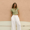 Follow Me Pant 2 Pants - Salt Crystal