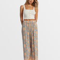 Follow Me 2 Elastic Waist Pants - Western Sky