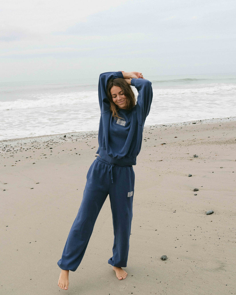 Palmin Elastic Waist Joggers - I Sea Indigo