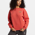 Tricolor Hibiscus Sweatshirt - Red Rock