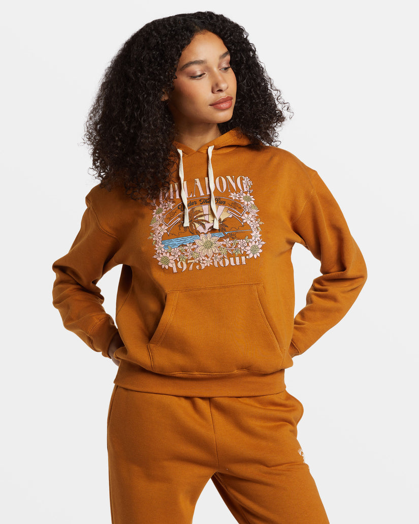 Sunset And Vibes Sweatshirt - Cider