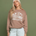 White Space Crewneck Sweatshirt - Sweet Earth