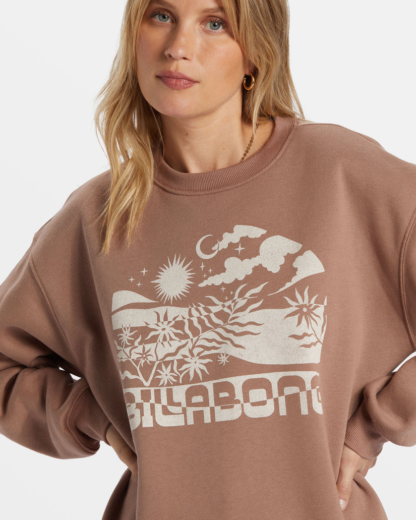 White Space Crewneck Sweatshirt - Sweet Earth