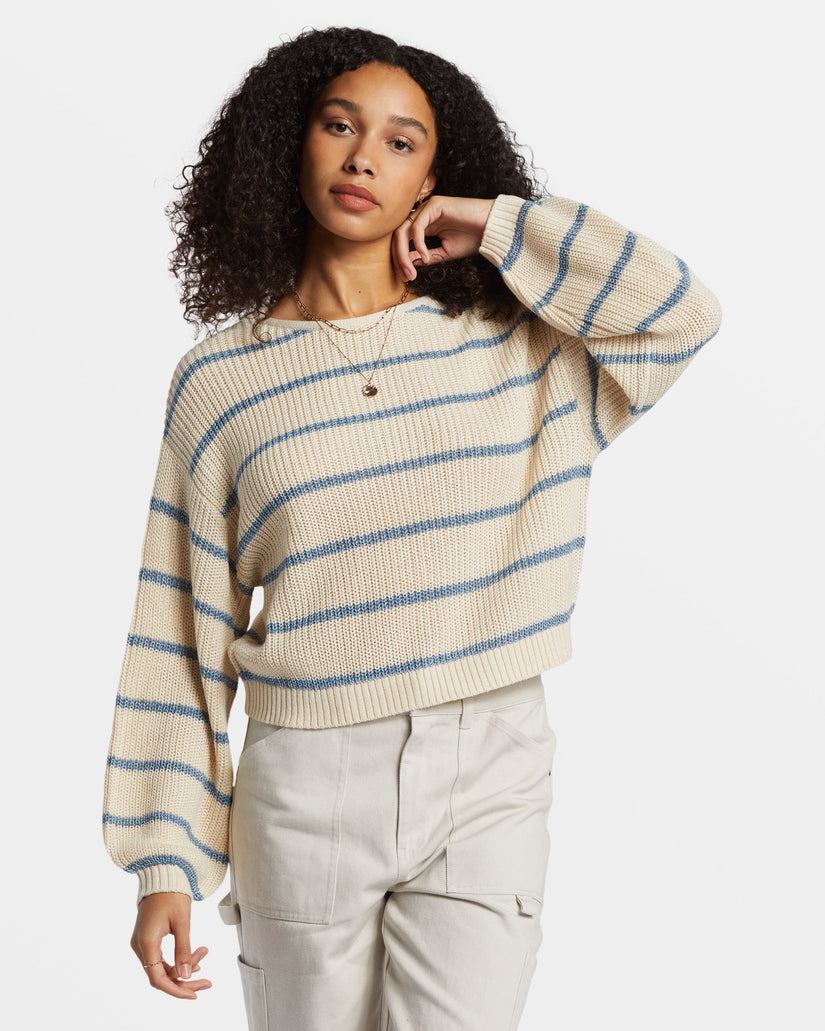 Changing Tides Pullover Sweater - Blue Shadow