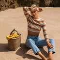 Clare Crew Neck Sweater - Sandalwood