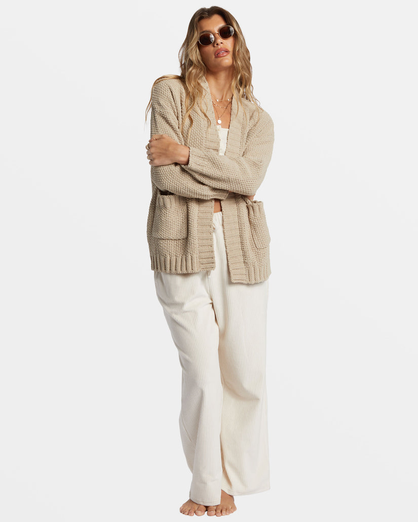 Sea Side Cardigan - Cobblestone