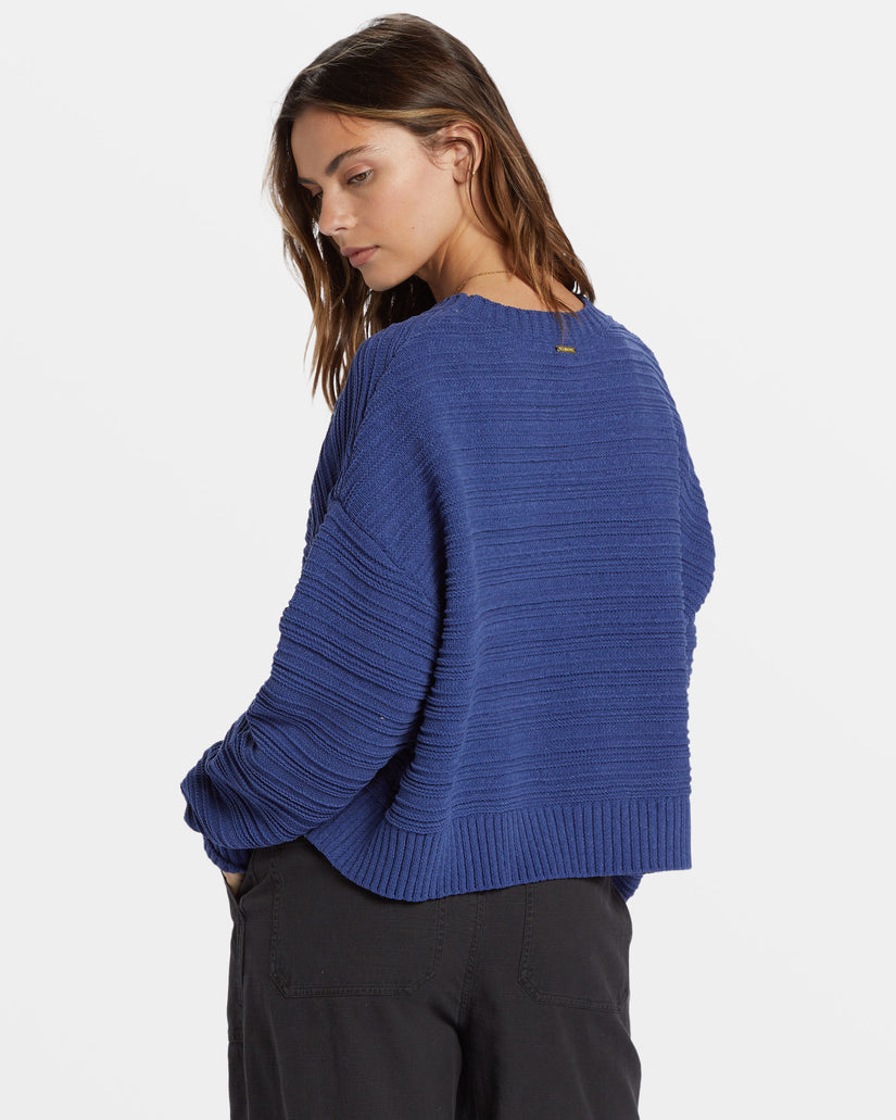 Evie Sweater - I Sea Indigo