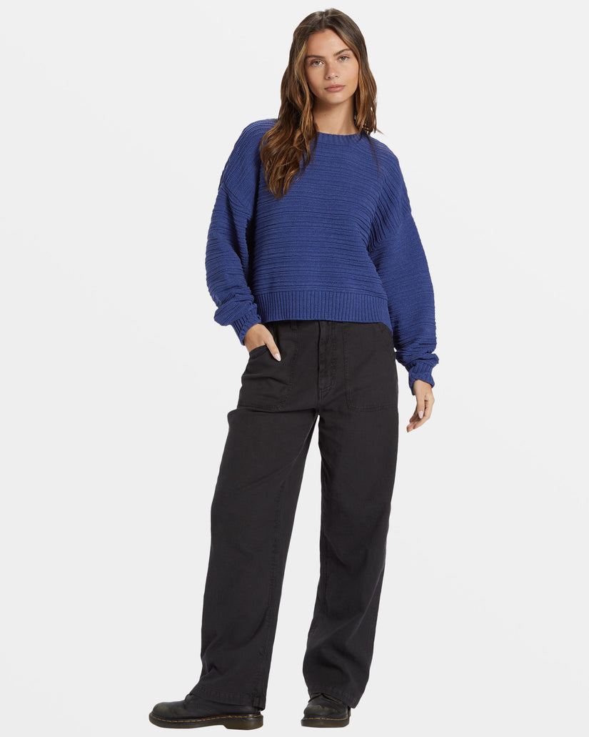 Evie Sweater - I Sea Indigo