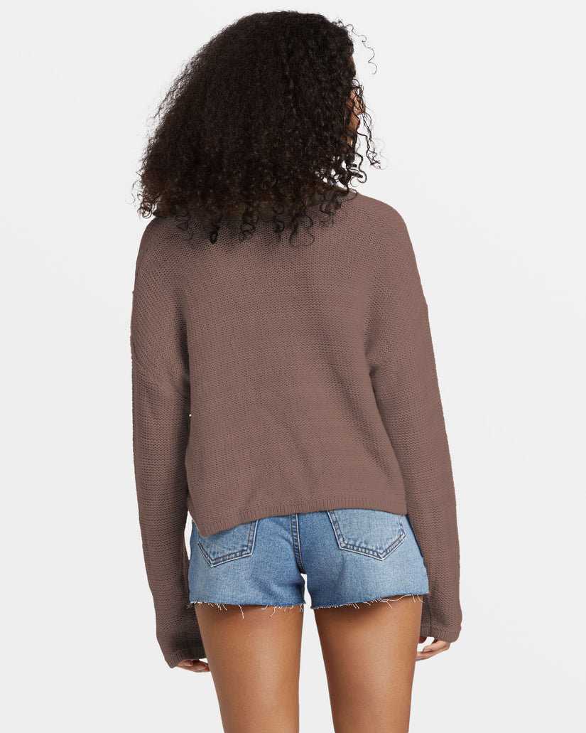 Shallow Waters Henley Sweater - Kona