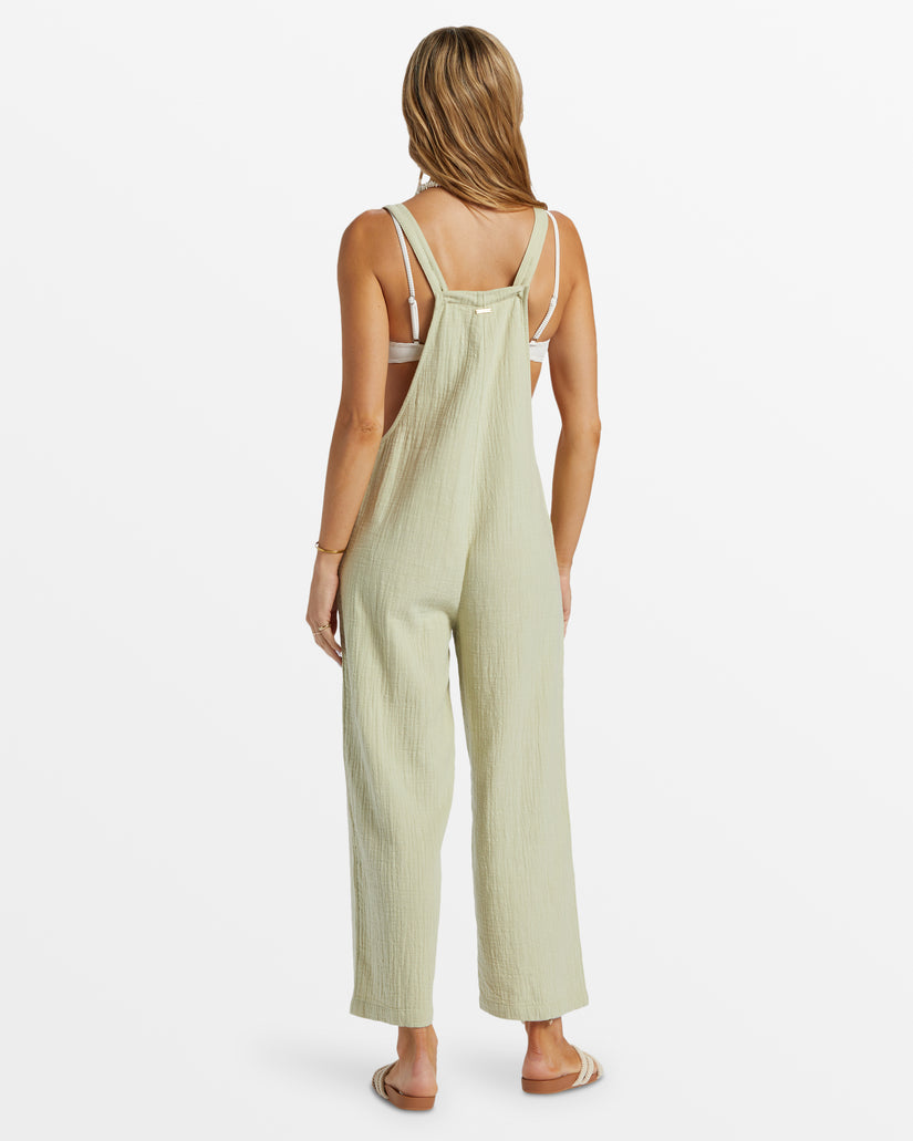 Pacific Time Jumpsuit - Light Avocado