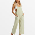 Pacific Time Jumpsuit - Light Avocado